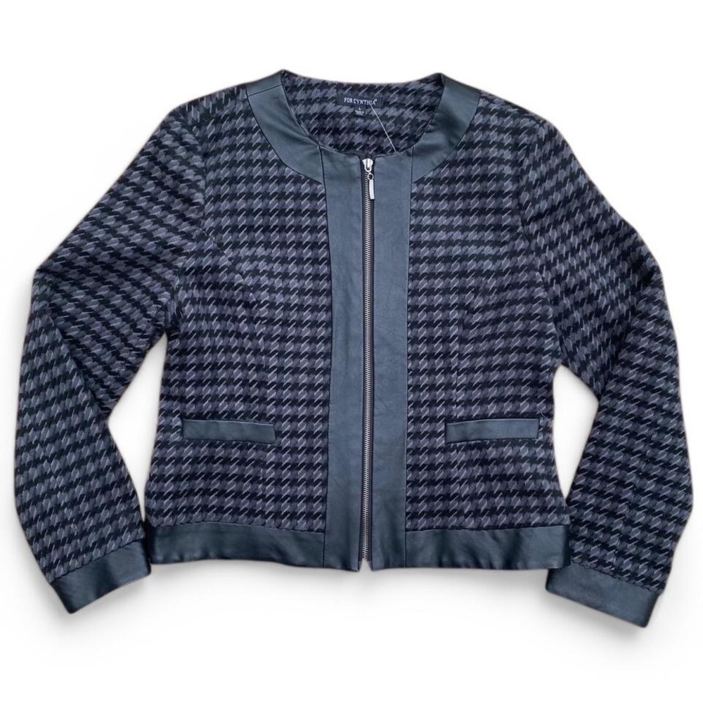 For Cynthia Houndstooth Jacket